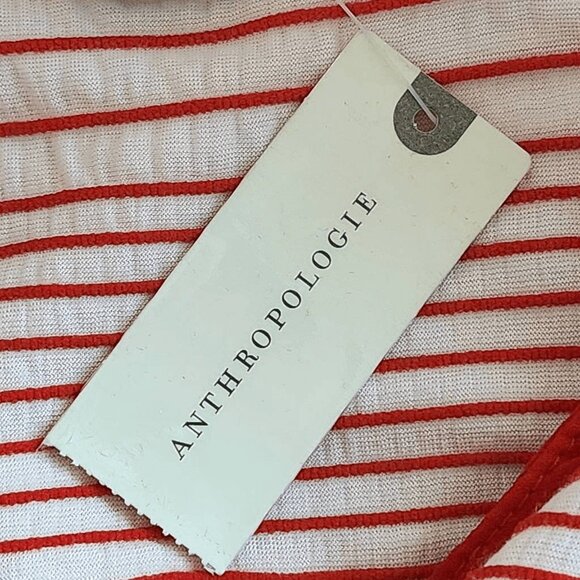 Sanctuary Red and White Stripe Tunic NWT XS Red Striped Knit Top - Picture 8 of 9